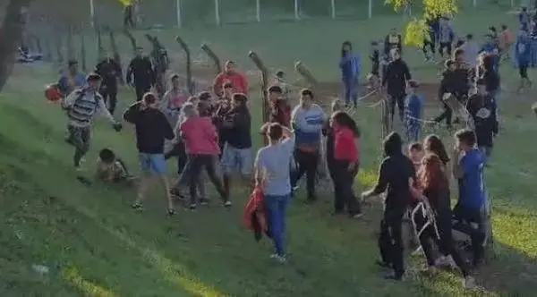 Campo Ramón: Batalla campal en un partido de fútbol de la Liga Amateur